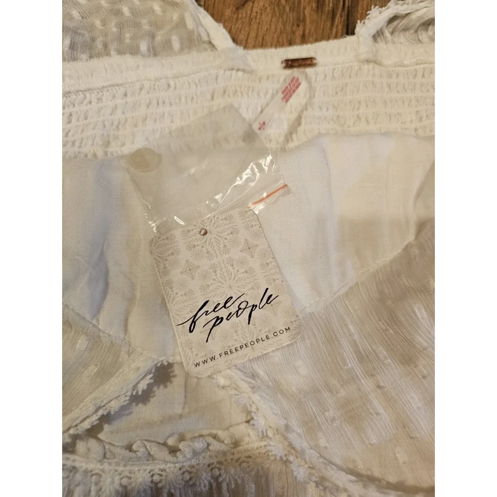 Free People Bohemian Ethereal Cottage Sweet Dreams Mini Dress Women's S NWT
